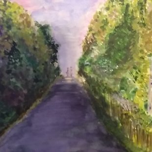 летняя аллея